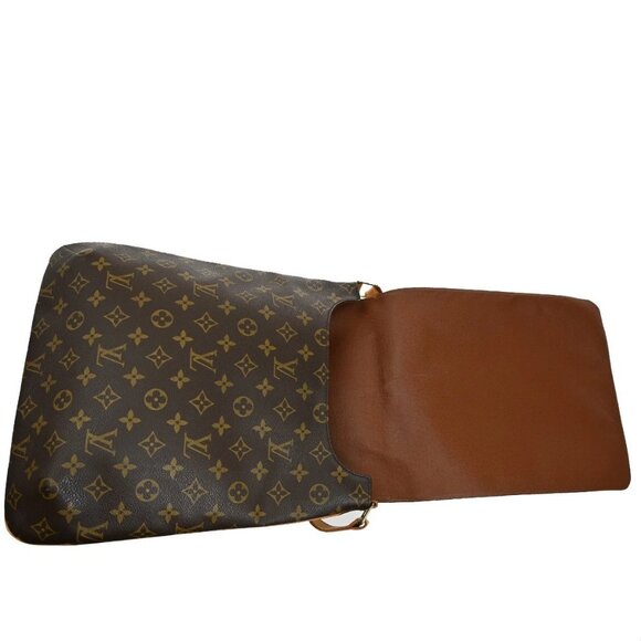 LOUIS VUITTON Musette Shoulder Bag Monogram Leather Brown France M51256 79EF803 - Picture 10 of 16